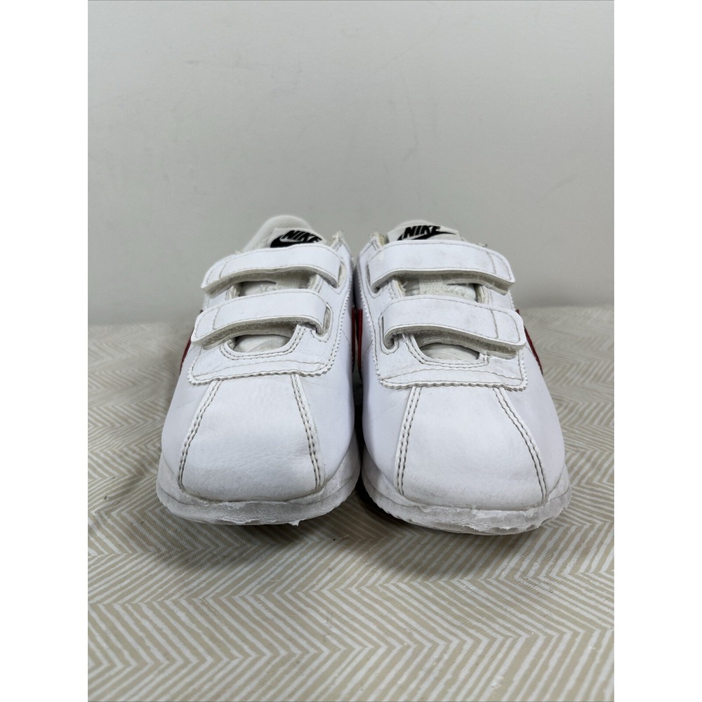 Nike Kids Cortez Basic SL Shoes Sneakers 904767-103 White Sz 13.5 C Forest Gump - Picture 3 of 15